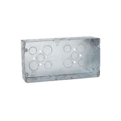 raco 942 junction box|RACO® 942 Gang Box, Steel, 90 cu.